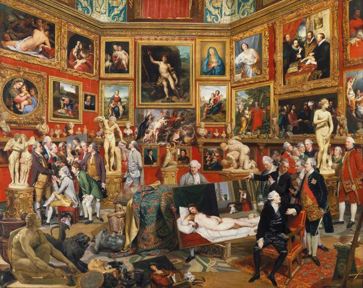 Johann Zoffany The Tribuna of the Uffizi (mk25)